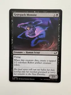 Gravpack Monoist MTG Magic the Gathering Card NM Near Mint EOE - Image 1