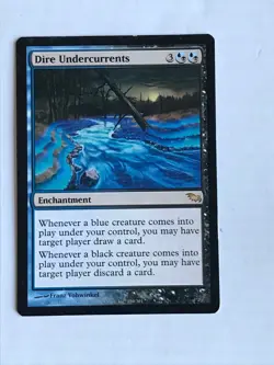 MTG Magic the Gathering English Shadowmoor Dire Undercurrents LP - Image 1