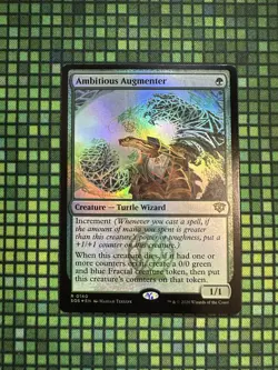 MTG Ambitious Augmenter #0140 Foil Rare Secrets of Strixhaven (SOS) - Image 1