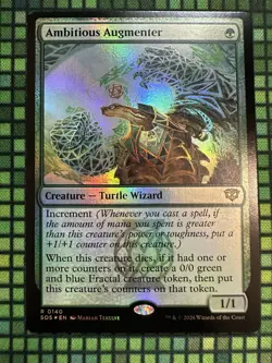 MTG Ambitious Augmenter #0140 Foil Rare Secrets of Strixhaven (SOS) - Image 2