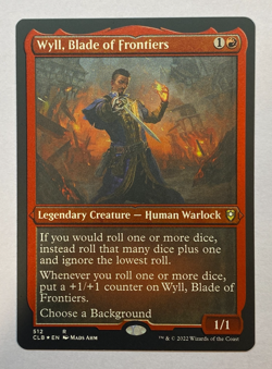 MTG - Wyll, Blade of Frontiers - Etched Foil - CL: Battle for Baldur's Gate - Image 1