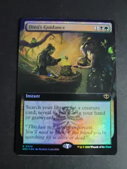 Dina's Guidance (Extended Art Foil) Rare MTG Secrets of Strixhaven - Image 1