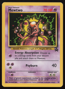 LP* Mewtwo Wotc Black Star Promo #14/53 Pokemon Card - Image 1