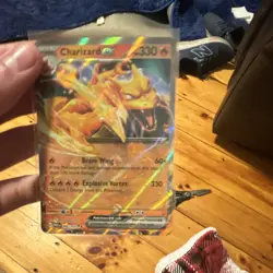 Pokemon TCG Charizard EX 006/165 Sv: Scarlet & Violet 151 Rare Holo 330 HP - Image 1