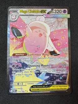 ◓Mega Clefable ex 119/088 Perfect Order - Pokemon TCG Holo Illustration Rare*NM◓ - Image 2