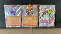 🔥 Shiny Skeledirge/Crocalor/Fuecoco SVP 079/080/081 Promo Trio Pokemon TCG 🔥 - Image 1