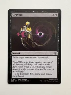 Gravkill MTG Magic the Gathering Card NM Near Mint EOE - Image 1