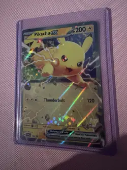 Pokemon Pikachu EX Scarlet & Violet Black Star Promo SVP 106 - Image 1