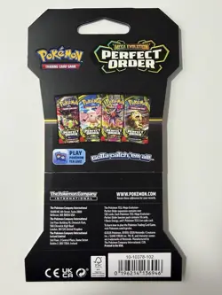 (VERY HEAVY)🔥 31.73g Pokemon Perfect Order Sleeved Booster Pack Factory Sealed✅ - Image 3