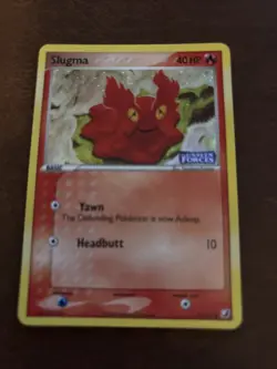 Pokemon 2005 EX Unseen Forces Slugma #73/115 Reverse Holo - Image 1