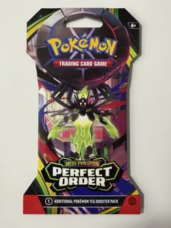 (VERY HEAVY)🔥 31.78g Pokemon Perfect Order Sleeved Booster Pack Factory Sealed✅ - Image 2