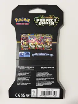 (VERY HEAVY)🔥 31.78g Pokemon Perfect Order Sleeved Booster Pack Factory Sealed✅ - Image 3