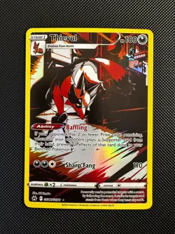Thievul GG17/GG70 - Pokemon SWSH: Crown Zenith Galarian Gallery - NM Holo - Image 3
