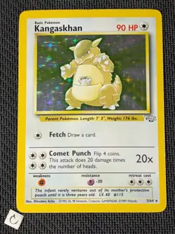 Kangaskhan 5/64 - Jungle Unlimited Holo Rare Pokemon TCG LP - Image 1