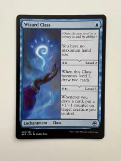 Wizard Class MTG Magic the Gathering Card NM Near Mint AFR - Image 1