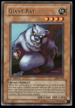 Giant Rat MRL-079 Rare Magic Ruler Yu-Gi-Oh 1st Edition Lightly Played - Image 1
