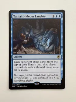 Tasha’s Hideous Laughter MTG Magic the Gathering Card NM Near Mint AFR - Image 1