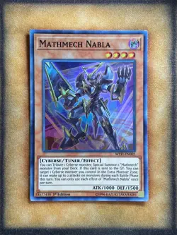 Yugioh Mathmech Nabla MYFI-EN002 Super Rare 1st Ed NM - Image 1