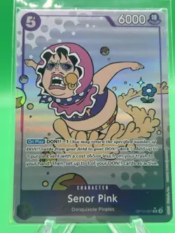 Senor Pink (Parallel Alt Art) OP10-067 Royal Blood Foil - Image 1