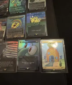 Magic The Gathering SpongeBob SquarePants Foil Cards 13 Total Secret Lair - Image 4