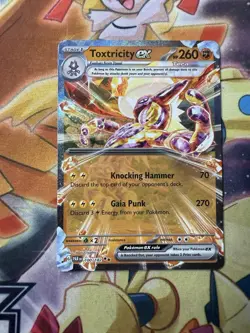 Toxtricity ex 100/182 Holo Double Rare - Paradox Rift - Pokemon TCG Card - NM - Image 1