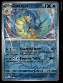 2023 Paldea Evolved Gyarados #043/193 Reverse Holo - Image 1