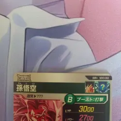 Dragon Ball Super Card Game Goku sdv3002 Parallel Rare Used - Image 5