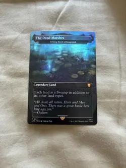 MTG the Dead Marshes Urborg, Tomb of Yawgmoth LTC, Borderless, NM Foil - Image 1