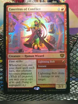 Emeritus of Conflict (FOIL) - [Secrets of Strixhaven] MTG SOS 0113 NM - Image 1