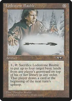 Lodestone Bauble 1x MtG Alliances ALL PLAYED - Image 1