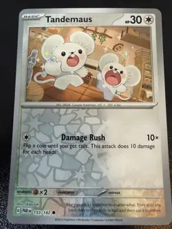 Tandemaus 153/182 Reverse Holo Pokemon TCG SV04: Paradox Rift NM - Image 1