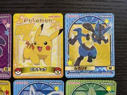 Marumiya Pokemon Sticker Seal set of 8 Holo Charizard Gengar Pikachu Sylveon - Image 3
