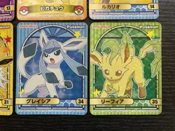 Marumiya Pokemon Sticker Seal set of 8 Holo Charizard Gengar Pikachu Sylveon - Image 5