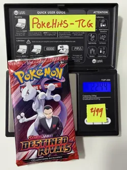 (HEAVY)🔥22.44g Pokemon TCG Destined Rivals Booster Pack Factory Sealed✅ - Image 1