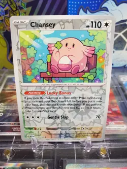 Chansey 113/165 Reverse Holo Rare Pokemon TCG S&V English 151 - Image 1