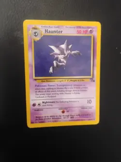 Pokemon TCG - Haunter 21/62 - Non-Holo Regular Rare - Fossil Set *LP - Image 2