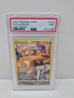 Charizard Ultra Rare SWSH11: Lost Origin Trainer Gallery TG03/TG30 PSA Pokemon - Image 1