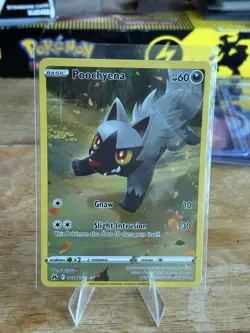 Pokemon TCG Poochyena Full Art GG33/GG70, Crown Zenith (NM) - Image 1