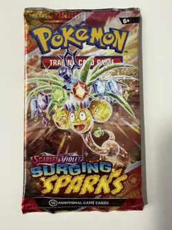 (VERY HEAVY)🔥 22.61g Pokemon TCG Surging Sparks Booster Pack Factory Sealed✅ - Image 2