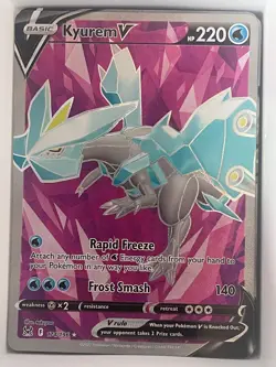 Kyurem V 174/196 Ultra Rare Lost Origin Pokemon NM - Image 1