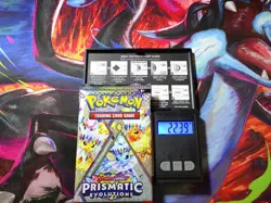VERY HEAVY! GOD PACKUU SIRUU 22.39g Prismatic Evolutions Pokemon Booster - Image 1