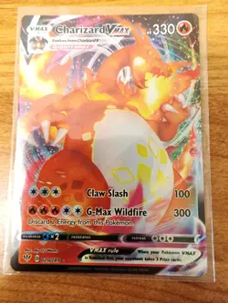 Pokemon TCG Charizard VMAX Darkness Ablaze 020/189 Holo Ultra Rare - Image 1