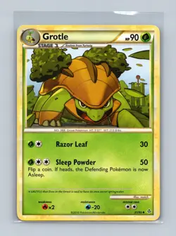 Grotle 31/95 Uncommon HGSS Unleashed Pokemon Lightly Played - Image 1