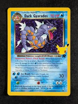 2021 Pokemon DARK GYARADOS #8/82 Celebrations Classic Coll Team Rocket ENG (A) - Image 1