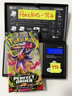 (HEAVY)🔥 22.66g Pokemon TCG Perfect Order Booster Pack Factory Sealed✅ - Image 1