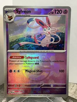 Sylveon (Master Ball Pattern) 040/131 Holo SV: Prismatic Evolutions Pokemon - Image 1