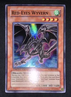 Yugioh 2009 Red Eyes Wyvern ANPR-ENSE2 Super Rare Limited Ed NM w/Tracking - Image 3