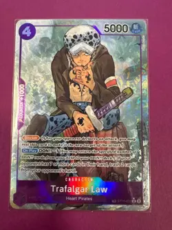 One Piece TCG - Trafalgar Law TR ST10-010 NM FOIL English - Image 1