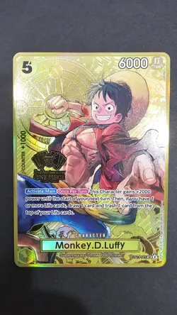 Monkey.D.Luffy Japanese 2nd Anniversary Set English Promo NM One Piece - Image 1