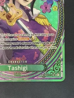 Tashigi SP SR* EB03-018 One Piece Heroines Edition NM Authentic - Image 3